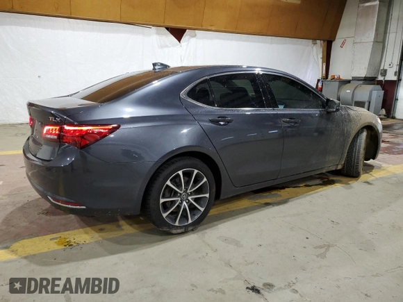 2016 Acura TLX Advance with VIN 19UUB2F73GA011382, listed as a Copart auction lot 56432475 with 104,948 mi miles and Salvage title. Bid and sale history available at DreamBid. Image 3.