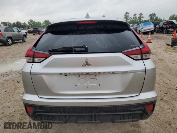 2022 Mitsubishi Eclipse Cross ES with VIN JA4ATUAA5NZ030277, listed as a Copart auction lot 54392625 with 67,428 mi miles and Salvage title. Bid and sale history available at DreamBid. Image 6.