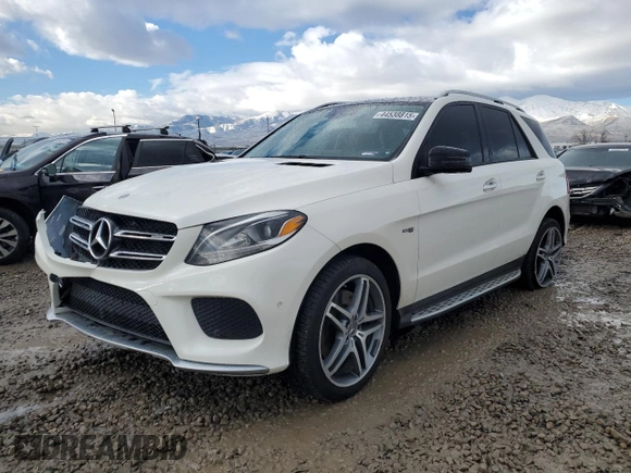 2018 Mercedes-Benz GLE 43 AMG with VIN 4JGDA6EB9JA996305, listed as a Copart auction lot 44538815 with 67,610 mi miles and Salvage Title. Bid and sale history available at DreamBid. Image 1.