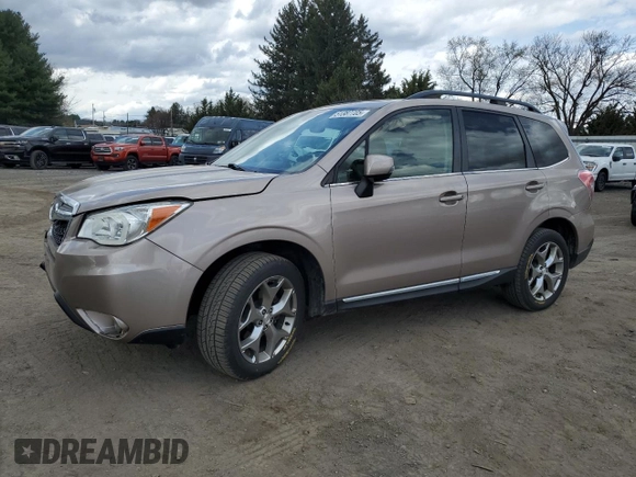 2016 Subaru Forester Touring z VIN JF2SJAXC4GH417808, wystawiony jako Copart lot #51387705 z przebiegiem 142 315 mil mil oraz Szkoda całkowita • Salvage title. Historia ofert i sprzedaży dostępna na DreamBid. Obrazek 1.