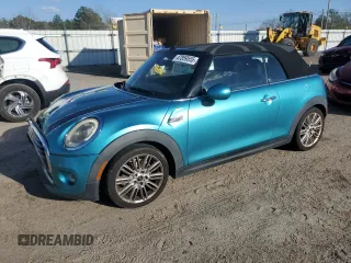 2017 MINI Convertible Cooper with VIN WMWWG5C3XH3A81477, listed as a Copart auction lot 47859555 with 49,834 mi miles and Salvage title. Bid and sale history available at DreamBid. Image 1.