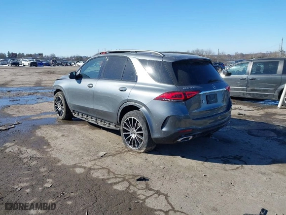 2022 Mercedes-Benz GLE with VIN 4JGFB4KB6NA709829, listed as a IAAI auction lot 41359856 with 1 mi miles. Bid and sale history available at carsss.com. Image 3.