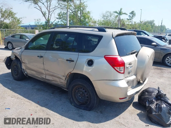 2008 Toyota RAV4 with VIN JTMZD33V186070507, listed as a IAAI auction lot 41849087 with 126,612 mi miles. Bid and sale history available at carsss.com. Image 3.