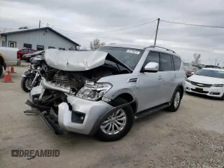 2017 Nissan Armada SL with VIN JN8AY2NC1H9506654, listed as a Copart auction lot 76778673 with Not Provided miles. Bid and sale history available at carsss.com. Image 1.
