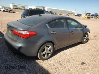 2014 Kia Forte EX with VIN KNAFX4A8XE5053877, listed as a Copart auction lot 45929855 with 134,142 mi miles and Salvage Title. Bid and sale history available at carsss.com. Image 3.