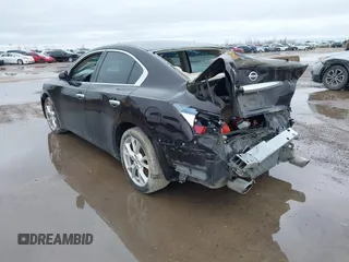 2013 Nissan Maxima SV with VIN 1N4AA5AP1DC843418, listed as a IAAI auction lot 41513744 with 105,881 mi miles and . Bid and sale history available at DreamBid. Image 3.