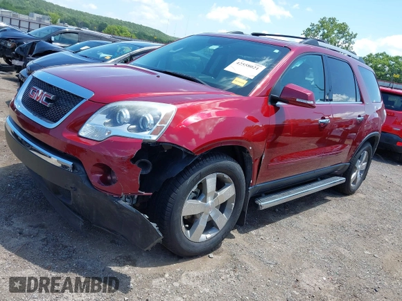 2011 GMC Acadia SLT1 with VIN 1GKKRRED7BJ286543, listed as a IAAI auction lot 42558021 with 97,963 mi miles and . Bid and sale history available at DreamBid. Image 18.
