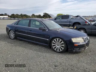 2004 Audi A8 L with VIN WAUML44E74N021729, listed as a Copart auction lot 78591314 with Not Provided miles and Clean Title. Bid and sale history available at carsss.com. Image 4.