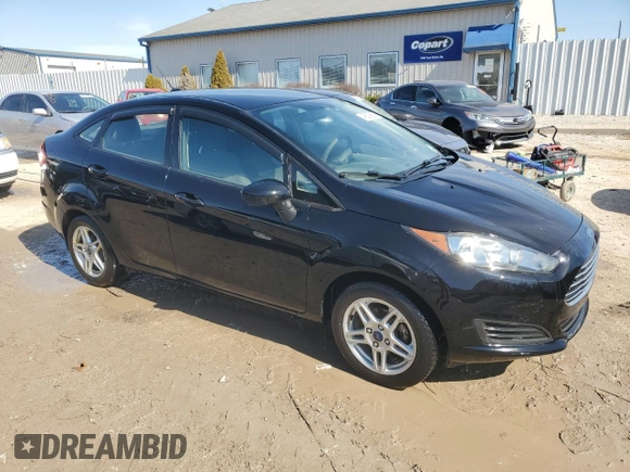 2017 Ford Fiesta SE with VIN 3FADP4BJ7HM147215, listed as a Copart auction lot 46609685 with 119,980 mi miles and Salvage Title. Bid and sale history available at DreamBid. Image 4.