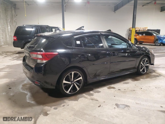 2022 Subaru Impreza Sport with VIN 4S3GTAM69N3721658, listed as a Copart auction lot 87012334 with 129,620 mi miles and Salvage Title. Bid and sale history available at carsss.com. Image 3.