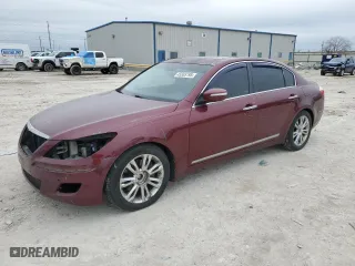 2010 Hyundai Genesis with VIN KMHGC4DF3AU101521, listed as a Copart auction lot 45555195 with 127,577 mi miles and Salvage Title. Bid and sale history available at carsss.com. Image 1.