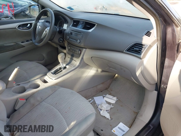 2014 Nissan Sentra S with VIN 3N1AB7APXEY335933, listed as a IAAI auction lot 42218659 with 93,700 mi miles and . Bid and sale history available at DreamBid. Image 5.