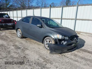 2012 Chevrolet Sonic LT with VIN 1G1JC5SH8C4170785, listed as a IAAI auction lot 41053126 with 123,164 mi miles and . Bid and sale history available at DreamBid. Image 1.