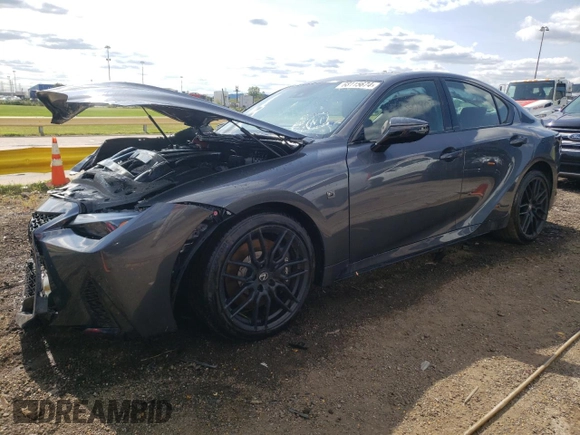 2024 Lexus IS with VIN JTHAP1D28R5005334, listed as a Copart auction lot 68115674 with 1,949 mi miles and Salvage Title. Bid and sale history available at carsss.com. Image 1.