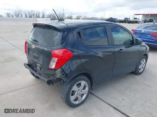 2020 Chevrolet Spark LS with VIN KL8CB6SA5LC458192, listed as a IAAI auction lot 41484486 with 51,982 mi miles. Bid and sale history available at carsss.com. Image 4.