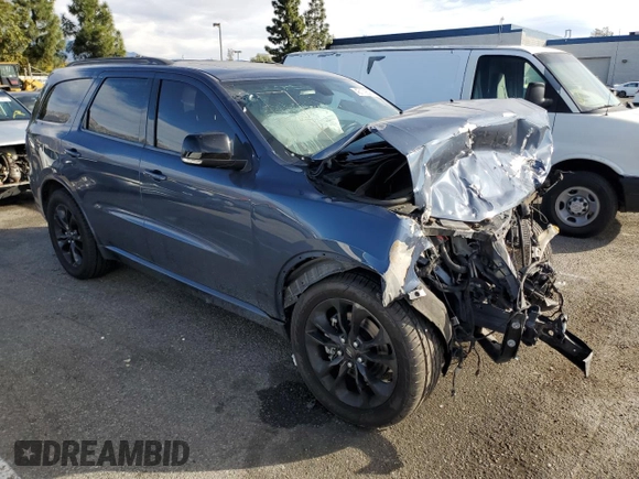 2021 Dodge Durango GT Plus with VIN 1C4RDHDG8MC846883, listed as a Copart auction lot 43172535 with Not Provided miles and Clean Title. Bid and sale history available at DreamBid. Image 4.