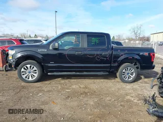 2017 Ford F-150 XL with VIN 1FTEW1EP7HFB65004, listed as a IAAI auction lot 41876164 with 105,487 mi miles. Bid and sale history available at carsss.com. Image 14.