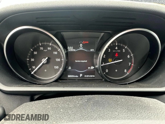 2020 Land Rover Discovery SE with VIN SALRG2RV5L2422148, listed as a Copart auction lot 53185595 with 69,204 mi miles and Clean Title. Bid and sale history available at DreamBid. Image 9.