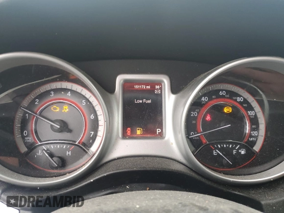 2013 Dodge Journey Crew with VIN 3C4PDCDG4DT588442, listed as a Copart auction lot 51350775 with 151,172 mi miles and Salvage title. Bid and sale history available at DreamBid. Image 9.