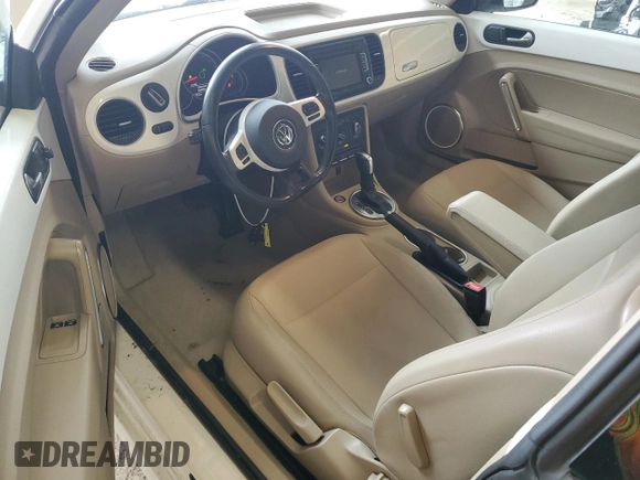2014 Volkswagen Beetle 2.5L w/Sun with VIN 3VWJP7AT1EM612064, listed as a Copart auction lot 48005055 with 62,290 mi miles and Salvage Title. Bid and sale history available at DreamBid. Image 8.