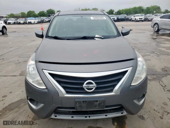 2017 Nissan Versa Sedan SV with VIN 3N1CN7AP2HL884754, listed as a Copart auction lot 52093565 with 112,993 mi miles and Salvage Title. Bid and sale history available at carsss.com. Image 5.
