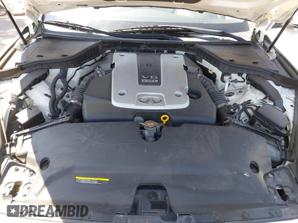 2015 Infiniti Q50 Premium with VIN JN1BV7AP8FM333176, listed as a IAAI auction lot 41990285 with 160,458 mi miles. Bid and sale history available at carsss.com. Image 10.