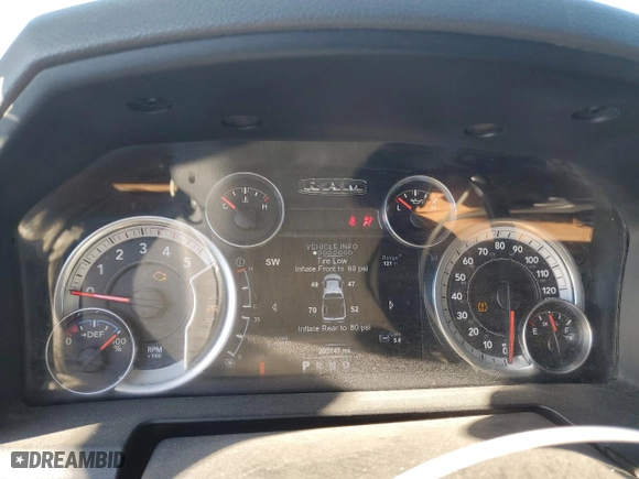 2015 Ram 2500 Big Horn with VIN 3C6UR5DL5FG628737, listed as a Copart auction lot 43682945 with 205,147 mi miles and Salvage Title. Bid and sale history available at carsss.com. Image 9.
