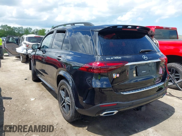 2024 Mercedes-Benz GLE 450 с VIN 4JGFB5KBXRB177362, выставлен на аукционе IAAI как лот 42270719 с пробегом 23 019 миль миль и . История ставок и продаж доступна на DreamBid. Изображение 3.