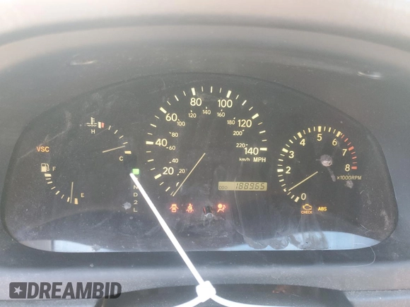2002 Lexus RX 300 with VIN JTJHF10U820282916, listed as a Copart auction lot 67762054 with 188,965 mi miles and Salvage Title. Bid and sale history available at carsss.com. Image 9.