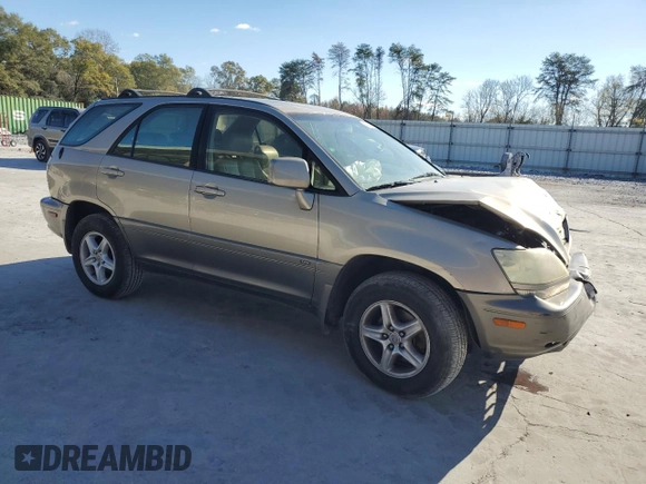 2003 Lexus RX 300 with VIN JTJHF10U330305732, listed as a Copart auction lot 81734174 with 156,504 mi miles and Salvage Title. Bid and sale history available at carsss.com. Image 4.