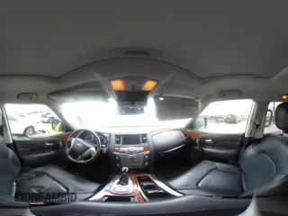 2018 Infiniti QX80 with VIN JN8AZ2NF5J9664640, listed as a IAAI auction lot 41379892 with 93,864 mi miles and . Bid and sale history available at DreamBid. Image 18.