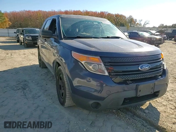 2014 Ford Utility Police Interceptor with VIN 1FM5K8AR1EGB96343, listed as a Copart auction lot 82013164 with 171,240 mi miles and Salvage Title. Bid and sale history available at carsss.com. Image 12.