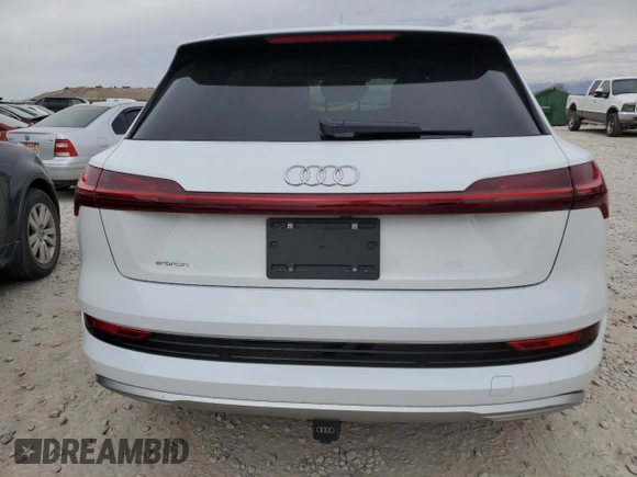 2019 Audi e-tron Prestige with VIN WA1VABGE9KB021981, listed as a Copart auction lot 50371845 with 46,624 mi miles and Salvage Title. Bid and sale history available at carsss.com. Image 6.