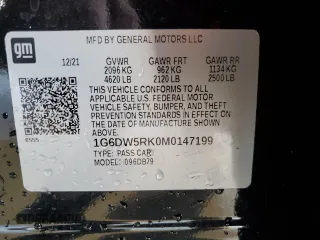 2021 Cadillac CT5 Luxury z VIN 1G6DW5RK0M0147199, wystawiony jako Copart lot #42726605 z przebiegiem 30 064 mil mil oraz Szkoda całkowita • Salvage title. Historia ofert i sprzedaży dostępna na DreamBid. Obrazek 13.