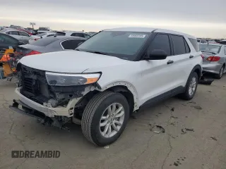 2021 Ford Explorer with VIN 1FMSK7BH8MGB17848, listed as a Copart auction lot 44960705 with 45,305 mi miles and Salvage Title. Bid and sale history available at carsss.com. Image 1.