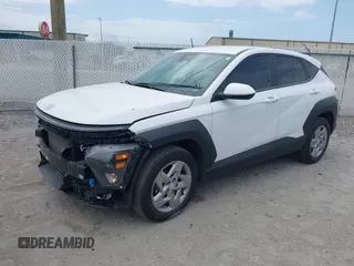 2024 Hyundai Kona SE with VIN KM8HA3AB7RU131235, listed as a IAAI auction lot 41971756 with 10,568 mi miles. Bid and sale history available at carsss.com. Image 2.