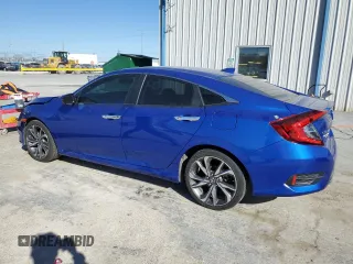 2020 Honda Civic Sedan Touring with VIN 19XFC1F95LE000309, listed as a Copart auction lot 48417295 with 55,603 mi miles and Salvage Title. Bid and sale history available at carsss.com. Image 2.