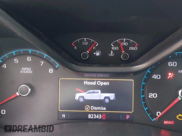 2019 GMC Canyon 4WD SLE with VIN 1GTG6CEN4K1329011, listed as a IAAI auction lot 41920100 with 82,343 mi miles. Bid and sale history available at carsss.com. Image 15.
