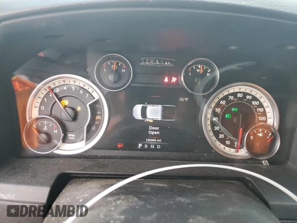 2014 Ram 1500 Sport with VIN 1C6RR6HT7ES221953, listed as a Copart auction lot 81495364 with 126,366 mi miles and Salvage title. Bid and sale history available at DreamBid. Image 9.