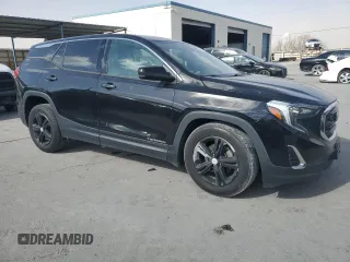 2019 GMC Terrain SLE with VIN 3GKALMEV1KL202072, listed as a Copart auction lot 43186445 with 127,837 mi miles and Clean Title. Bid and sale history available at DreamBid. Image 4.
