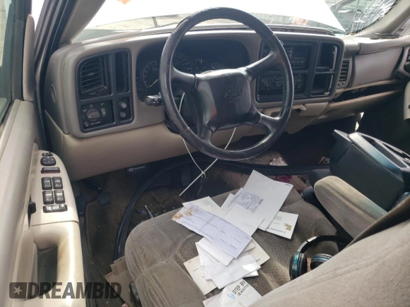 2002 Chevrolet Suburban LT with VIN 1GNEC16Z32J112076, listed as a Copart auction lot 63462715 with Not provided miles and Salvage title. Bid and sale history available at DreamBid. Image 8.