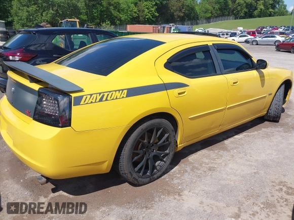 2006 Dodge Charger R/T with VIN 2B3KA53H36H347672, listed as a IAAI auction lot 42208502 with 86,386 mi miles and . Bid and sale history available at carsss.com. Image 4.