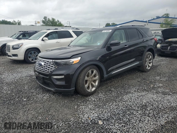 2020 Ford Explorer Platinum z VIN 1FM5K8HC8LGC56052, wystawiony jako Copart lot #61218365 z przebiegiem 35 435 mil mil oraz Szkoda całkowita • Salvage title. Historia ofert i sprzedaży dostępna na DreamBid. Obrazek 1.