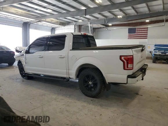 2017 Ford F-150 XL with VIN 1FTEW1EF5HKC24856, listed as a Copart auction lot 52581255 with 96,440 mi miles and Salvage Title. Bid and sale history available at carsss.com. Image 2.