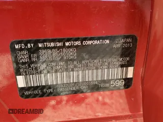 2014 Mitsubishi Lancer ES with VIN JA32U2FU1EU001594, listed as a Copart auction lot 70961264 with 169,468 mi miles and Salvage Title. Bid and sale history available at DreamBid. Image 12.