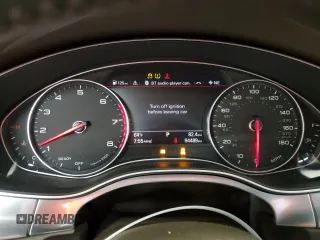 2016 Audi A6 Prestige with VIN WAUHGAFC7GN130843, listed as a Copart auction lot 58635415 with 94,489 mi miles and Salvage title. Bid and sale history available at DreamBid. Image 9.