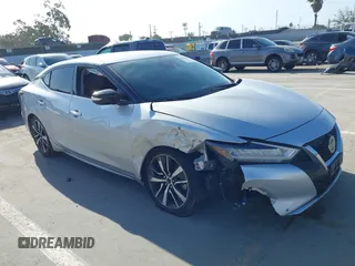 2021 Nissan Maxima SV with VIN 1N4AA6CV0MC505297, listed as a IAAI auction lot 41920090 with 70,100 mi miles and . Bid and sale history available at DreamBid. Image 6.