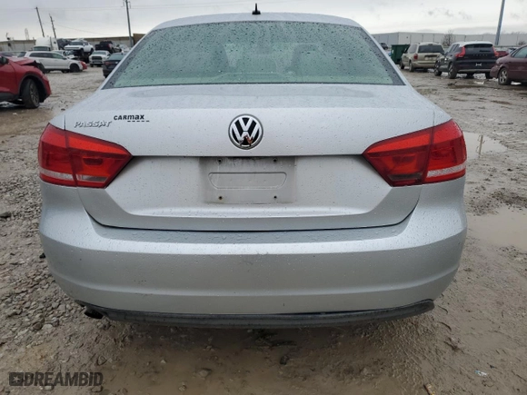 2013 Volkswagen Passat S w/Appearance with VIN 1VWAH7A35DC115340, listed as a Copart auction lot 84463204 with NaN miles and Salvage Title. Bid and sale history available at carsss.com. Image 6.