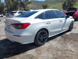 2023 Honda Civic Sedan Sport with VIN 2HGFE2F52PH558661, listed as a IAAI auction lot 41935307 with 24,543 mi miles. Bid and sale history available at carsss.com. Image 4.