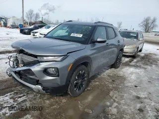 2023 Chevrolet TrailBlazer LT with VIN KL79MPS24PB111200, listed as a Copart auction lot 45573275 with 12,833 mi miles and Salvage Title. Bid and sale history available at carsss.com. Image 1.